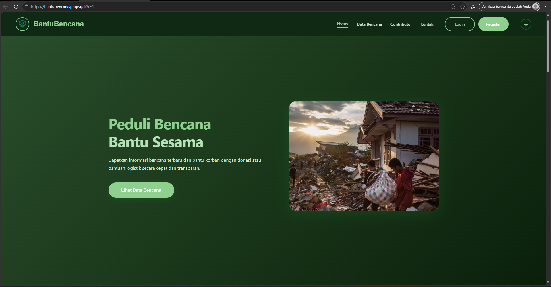 bantuan bencana